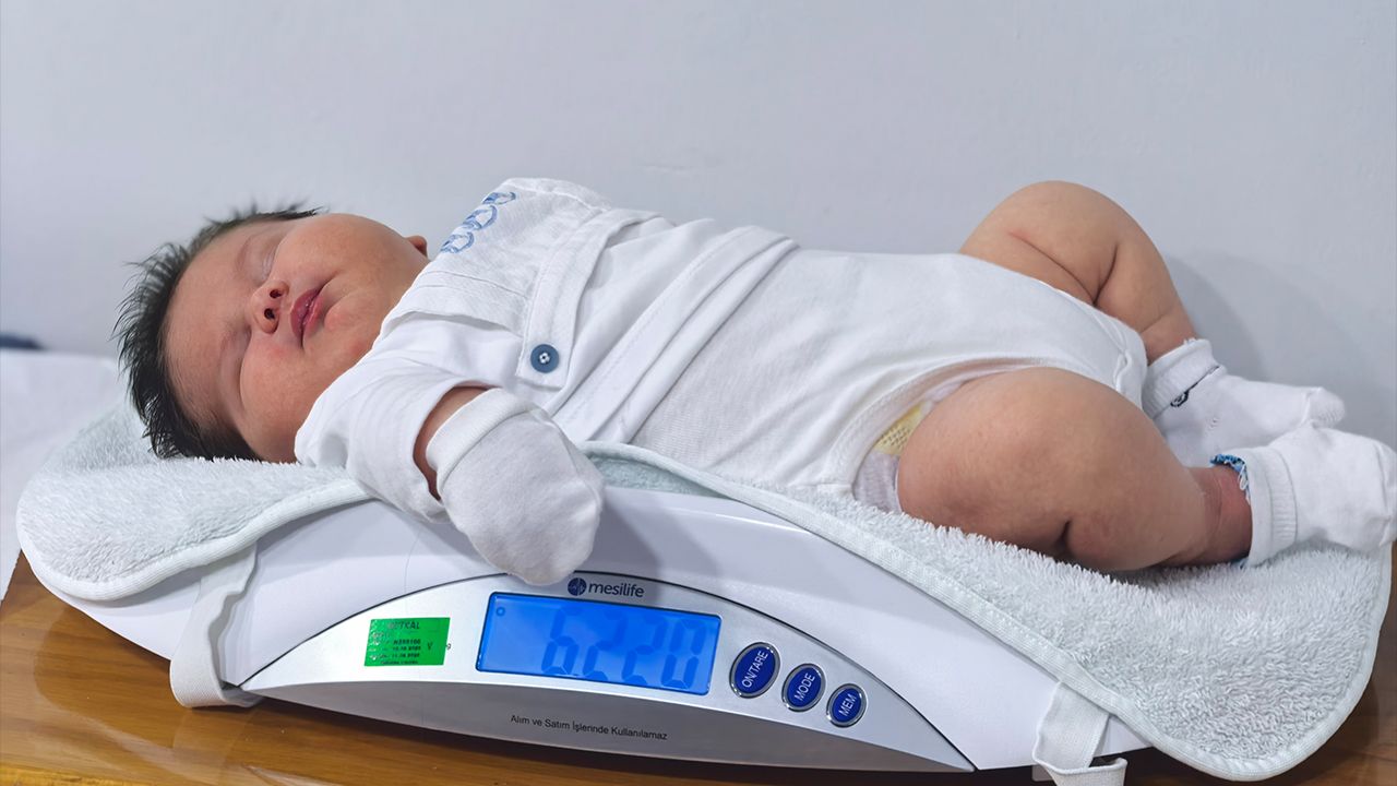 Türkiye’deki en büyük bebek! Gören hayrete düştü
