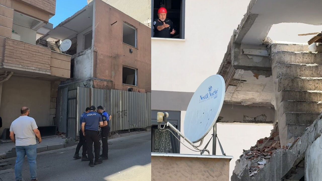 Yıkım esnasında korkunç olay! Zamanla yarıştılar
