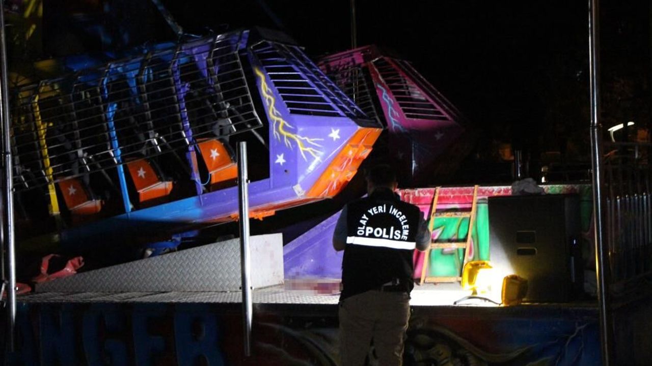 Lunaparkta korkunç kaza! 20 yaşındaki genç öldü