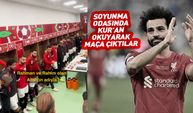 Soyunma odasında Kur'an okuyarak maça çıktılar