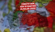 Türk vatandaşlarından vize istemeyen ülkeler listesi (2025 yılı)