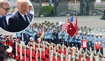Erdoğan Trump'ı karşıladı! "Osmanlı" detayı dikkat çekti