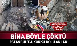 Güngören’de bina çöktü!