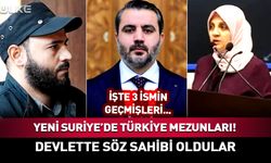 Suriye'deki kritik makamlara Türkiye mezunu isimler!