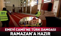 Emevi Camii’ne Türk damgası! Ramazan'a hazır