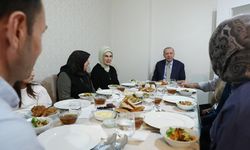 Erdoğan iftarda Fidan ailesine konuk oldu