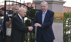Erdoğan ve Bahçeli görüşmesinden ilk görüntüler geldi