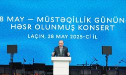 Cumhurbaşkanı Erdoğan: O gün yakılan istiklal meşalesi Azerbaycan'ın yolunu aydınlatıyor