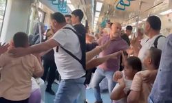 İstanbul Marmaray’da kavga! İki çocuğunun yanında darp edildi