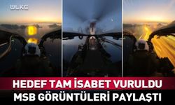 Hedef tam isabet! MSB görüntüleri paylaştı