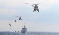 TSK'ya ait helikopter denize acil iniş yaptı!