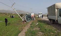Van'da feci kaza! Yolcu otobüsü devrildi