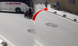 Arnavutköy'de faciadan dönüldü! Freni boşalan otobüs eve daldı