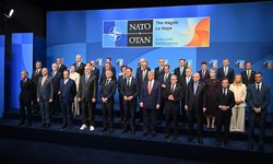 Erdoğan böyle giriş yaptı! NATO'dan çarpıcı kareler