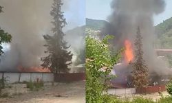 Sinop’ta kereste fabrikasında yangın!