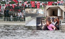 Ankara’da sel kabusa döndü! Evinde çocuğuyla mahsur kaldı