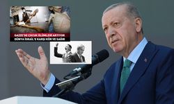 Erdoğan: Açlıktan bir deri kalmış çocukların derdi bizim derdimiz