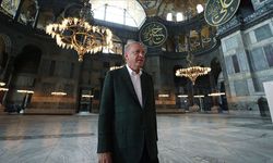 Cumhurbaşkanı Erdoğan'dan dikkat çeken Ayasofya paylaşımı!
