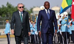 Erdoğan Gabon Cumhurbaşkanı Nguema'yı resmi törenle karşıladı