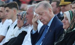 Cumhurbaşkanı Erdoğan gözyaşlarını tutamadı