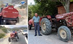 Gönülleri fetheden hareket! Orman yangınına su yetiştirmek için her şeyi göze aldı