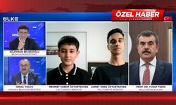 Bakan Yusuf Tekin'den Ahmet Eren ve Mehmet Kerem Özyurtseven'e tebrik