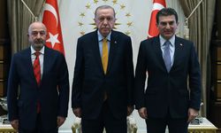 Cumhurbaşkanı Erdoğan OYAK Heyeti’ni Külliye'de kabul etti