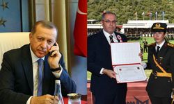 Erdoğan'dan şehit Ömer Halisdemir'in kızına tebrik