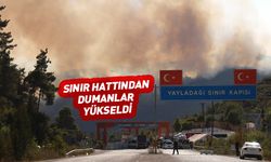 Türkiye-Suriye sınırının sıfır noktasından dumanlar yükseldi