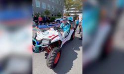 Bakan Memişoğlu test etti! Sedyeli ATV ambulans…