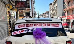 İzmir'de evlenen çiftten dikkat çeken hareket: Aşkımız Buca'nın çöpleri gibi hiç bitmesin