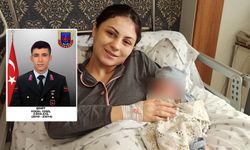 Dün toprağa verilen şehidin oğlu dünyaya geldi