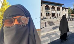 Ankara'da çarşafla gezen erkek gözaltına alındı