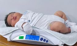 Türkiye’deki en büyük bebek! Gören hayrete düştü