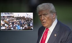 Trump İsrail Meclisi'nde protesto edildi!