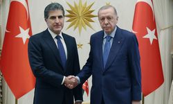 Cumhurbaşkanı Erdoğan Neçirvan Barzani ile görüştü