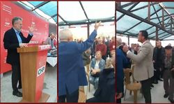 Giresun'da CHP kongresinde gerginlik! Mikrofonu fırlattı...