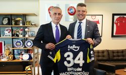Sadettin Saran İbrahim Hacıosmanoğlu'nu ziyaret etti
