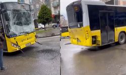 İstanbul'da İETT otobüsleri çarpıştı! Yaralılar var