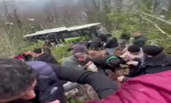 Kocaeli’de korkunç kaza: Otobüs şarampole uçtu