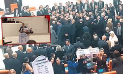 CHP’li Veli Ağbaba'dan TBMM’de provokasyon! Tabutla geldi