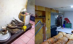 Ekmek fırınında mide bulandıran görüntüler!