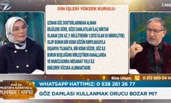 Göz damlası orucu bozar mı? Mustafa Karataş'tan net cevap