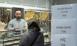 Altın düştü, vatandaş kuyumcuya akın etti! Esnafın son çaresi gülümsetti