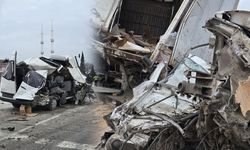 Tırın freni patladı! Öğrenci servisi dahil çok sayıda araç birbirine girdi!