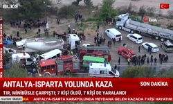 Antalya-Isparta karayolunda katliam gibi kaza! (Burdur)
