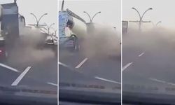 Korkunç kaza! Kamyon 35 aracı ezdi: Ölü ve yaralılar var