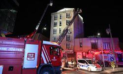 İstanbul'da korkutan otel yangını