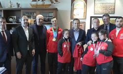 Özel sporculardan Kanal 7 Medya Grubu'na ziyaret