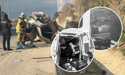 Feci kaza! Otomobil takla attı: Çok sayıda kişi yaralandı